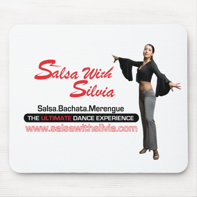 Salsa With Silvia Mouse Pad (Front)