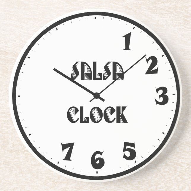 SalsaClock Coaster (Front)