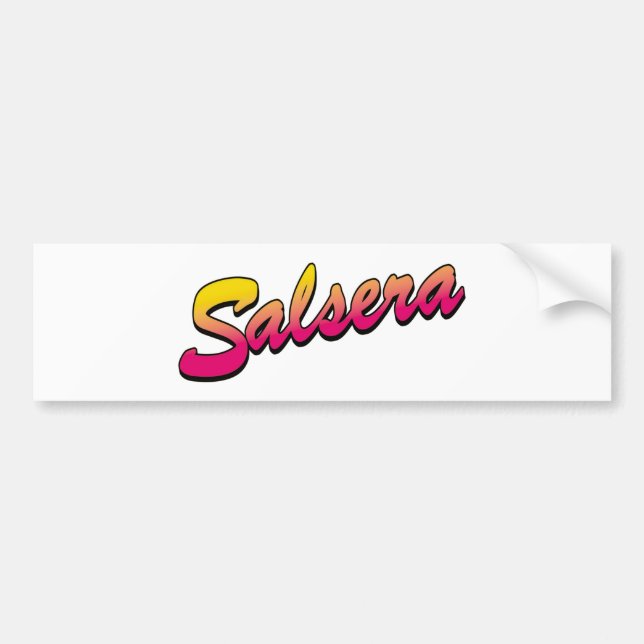 Salsera Bumper Sticker (Front)