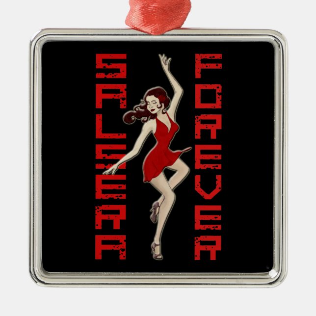 SALSERA FOREVER METAL TREE DECORATION (Front)