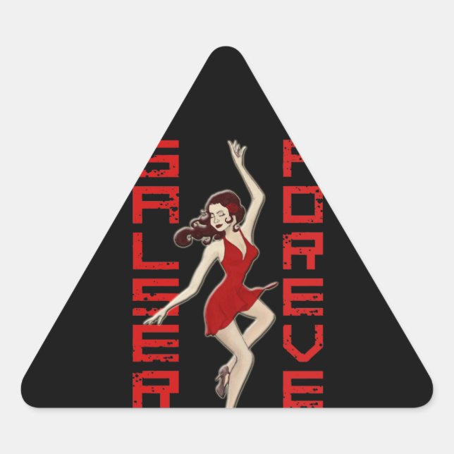 SALSERA FOREVER TRIANGLE STICKER (Front)