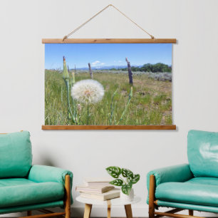 Salsify Plant Seed Pod Hanging Tapestry