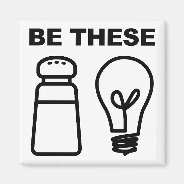 Salt and Light Christian Fridge Magnet (Front)