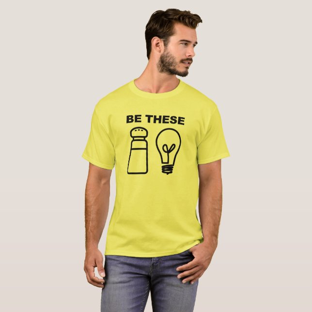 Salt and Light Christian T-Shirt (Front Full)