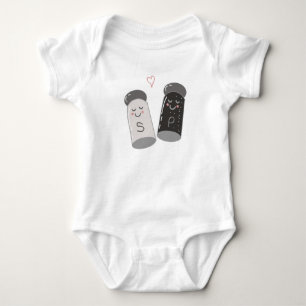 Salt And Pepper Baby Bodysuit