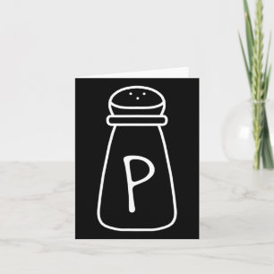 Salt And Pepper Halloween Costumes Card