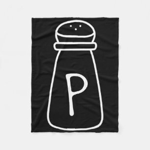 Salt And Pepper Halloween Costumes Fleece Blanket