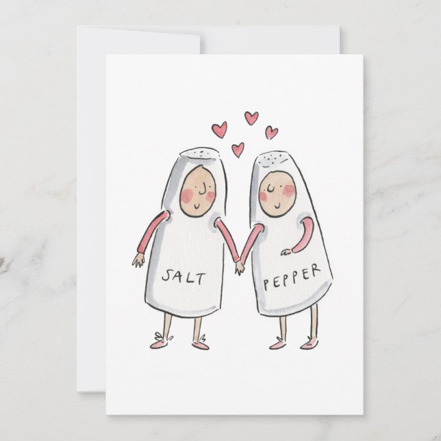 Salt and Pepper Invitation (Front)