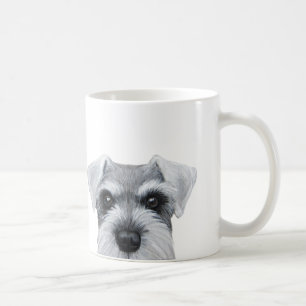 Salt and pepper schnauzer, Grey, original by miart Coffee Mug