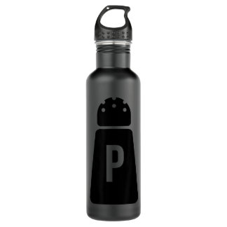 Salt and Pepper shakers Funny Couple Matching Hall 710 Ml Water Bottle