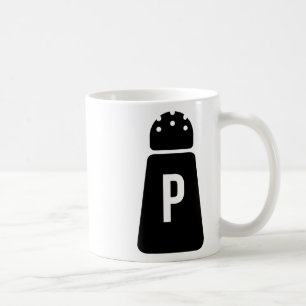 Salt And Pepper Shakers Funny Couple Matching Hall Coffee Mug