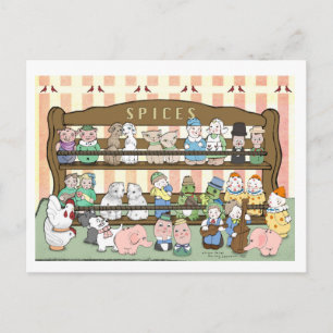 Salt and Pepper Shakers Postcard