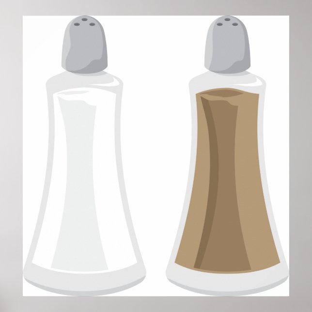 Salt And Pepper Shakers Poster (Front)