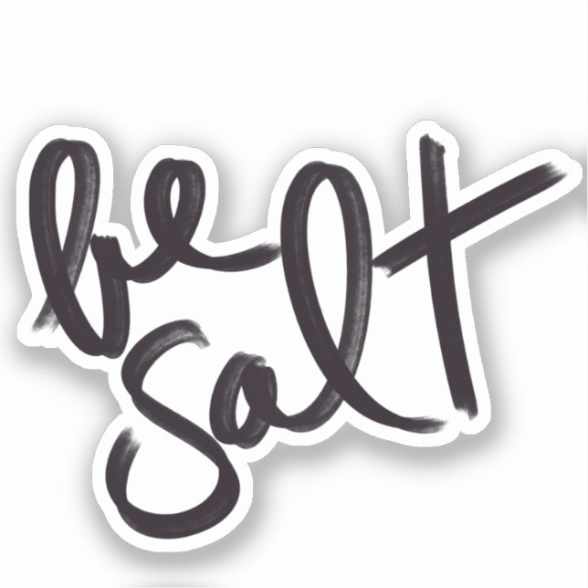 Salt+Clay Be Salt Mini Sticker (Front)