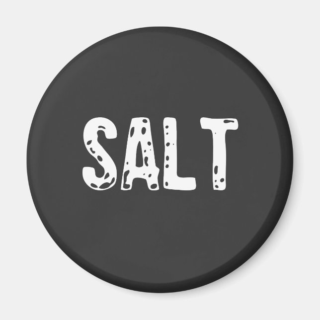 Salt Costume - Couple Salt And Pepper Costume Magnet (Front)