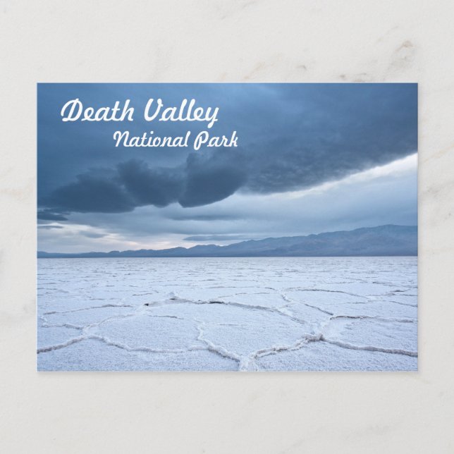 Salt Flats in Death Valley Postcard (Front)