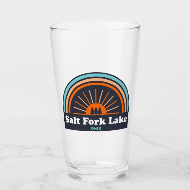 Salt Fork Lake Ohio Rainbow Glass (Front)
