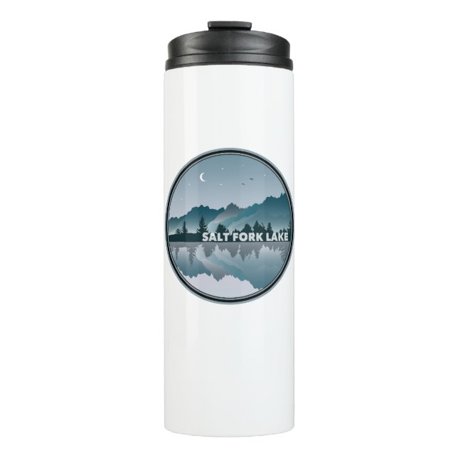 Salt Fork Lake Ohio Reflection Thermal Tumbler (Front)