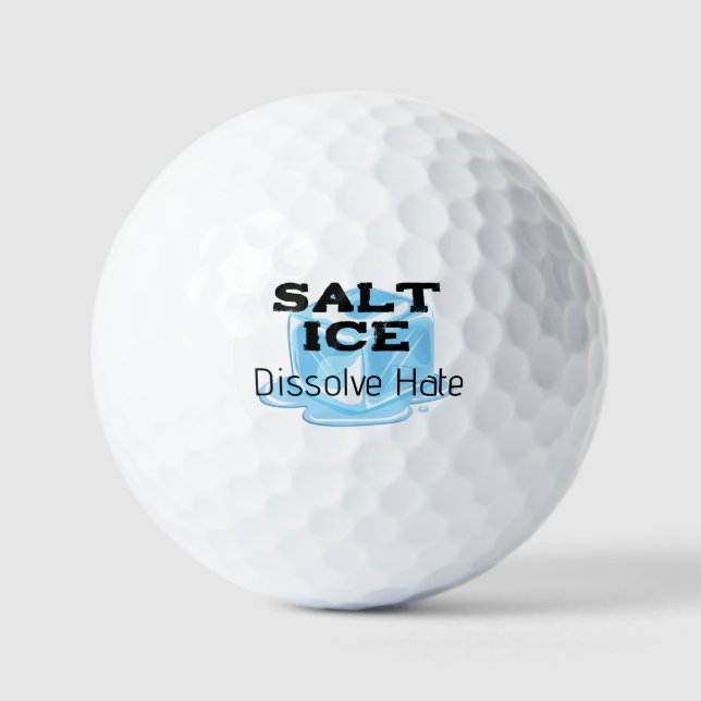 Salt Ice Golf Ball Markers (Front)
