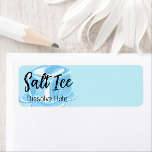 Salt Ice Return Address Label