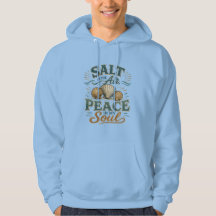 Salt in the Air Seashell Coastal Hoodie