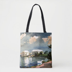 Salt Kettle, Bermuda painting by Winslow Homer Tote Bag