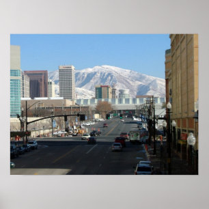 Salt Lake City and the Wasatch Front Poster
