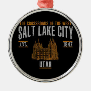 Salt Lake City Metal Tree Decoration