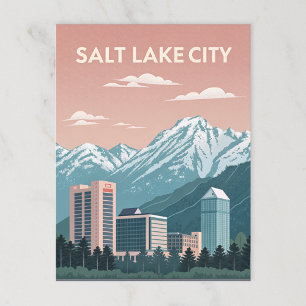 Salt Lake City: Mountain Majesty and Urban Charm Postcard