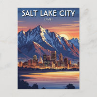 Salt Lake City Skyline Utah