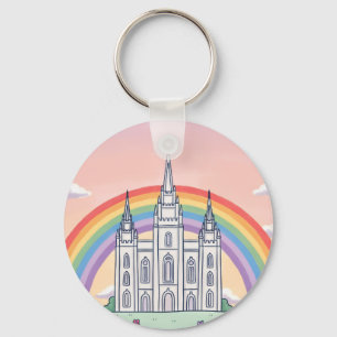 Salt Lake City Temple Key Ring
