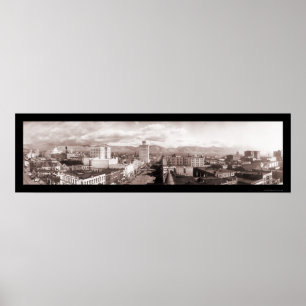 Salt Lake City UT Panoramic Photo 1913 Poster