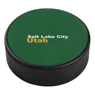 Salt Lake City, Utah Hockey Puck