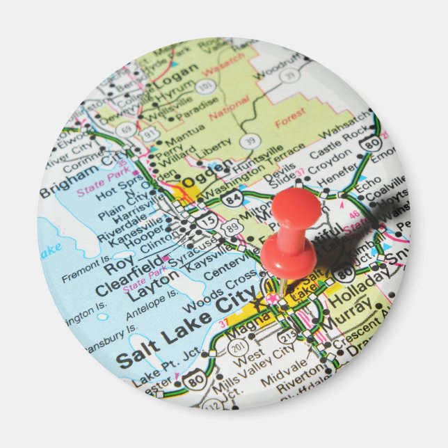 Salt Lake City, Utah Magnet (Front)