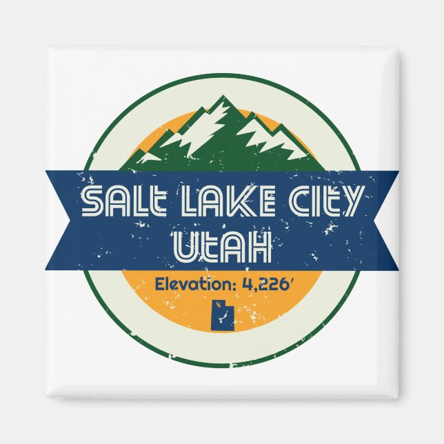 Salt Lake City Utah Magnet (Front)