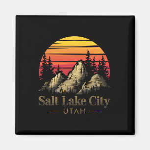 Salt Lake City Utah Mountain Hiking Souvenir Gift  Magnet