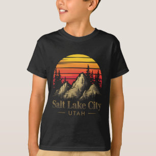 Salt Lake City Utah Mountain Hiking Souvenir Gift T-Shirt