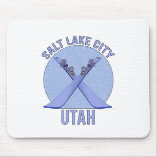 Salt Lake City, Utah Mouse Mat