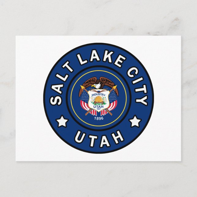 Salt Lake City Utah Postcard (Front)