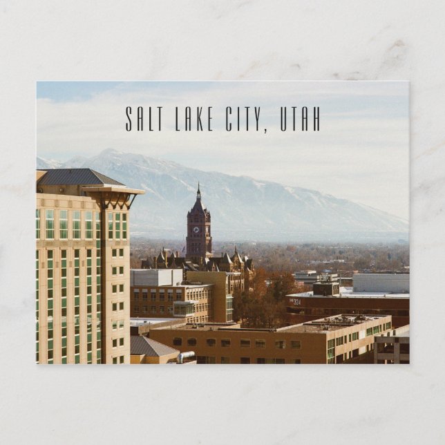 Salt Lake City, Utah Postcard (Front)