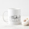 Salt Lake City, Utah Stylised Skyline Coffee Mug