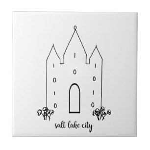 salt lake city utah temple simple modern tile
