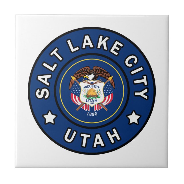 Salt Lake City Utah Tile (Front)