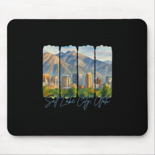 Salt Lake City Utah Traveling Trip Meet Me In Salt Mouse Mat