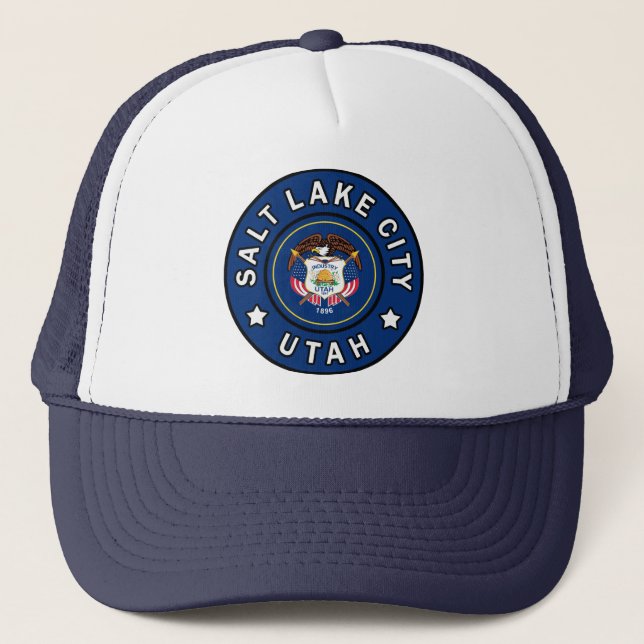 Salt Lake City Utah Trucker Hat (Front)