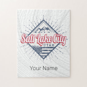 Salt Lake City Utah United States Mountains USA Jigsaw Puzzle
