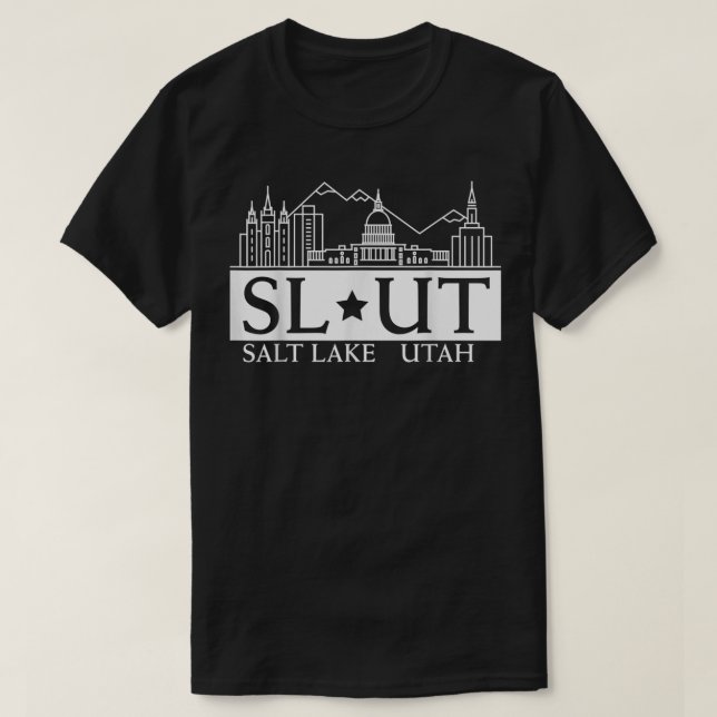 Salt Lake City Utah UT Hometown Home State Pride  T-Shirt (Design Front)
