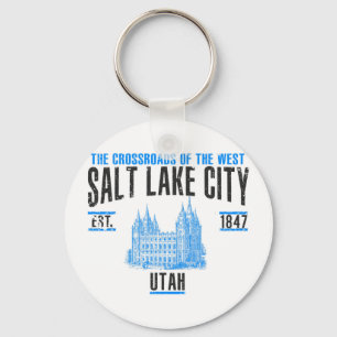 Salt Lake Key Ring