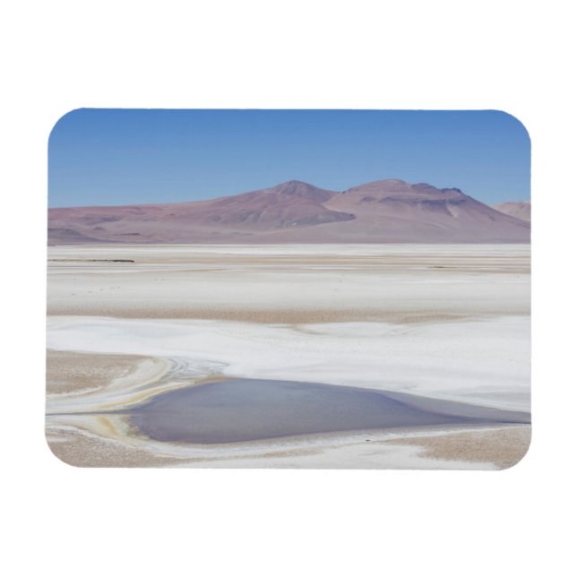 Salt Lake On The Road To Argentina Magnet (Horizontal)