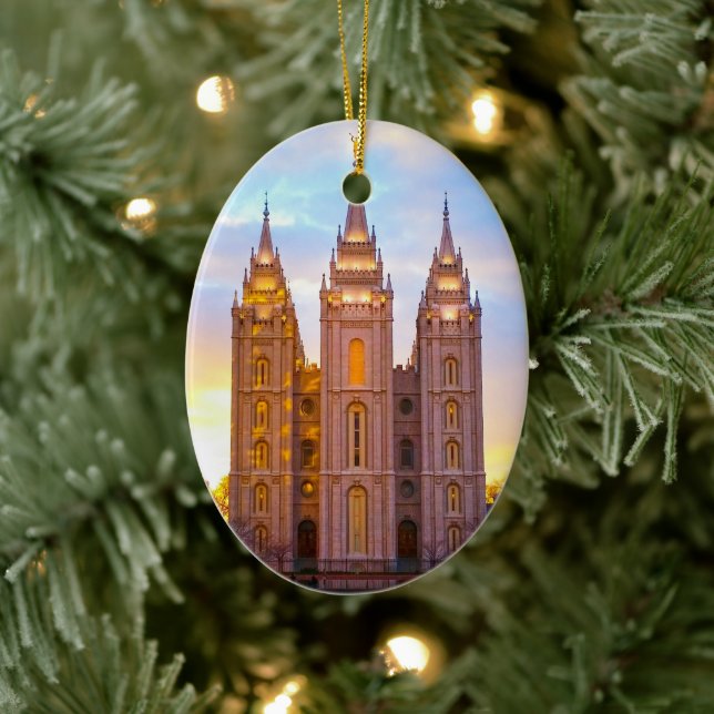 Salt Lake Temple Christmas Ornament (Tree)